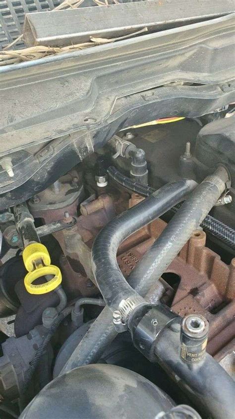 Dodge Ram 6.7 Cummins heater hose connector replacement